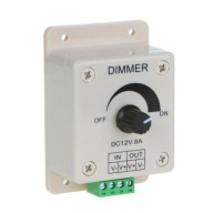 LED STMÍVAČ regulátor 12V-24V 8A 96W PWM