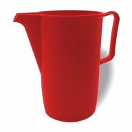 Džbán 2L, červený plast, Artgos