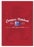 OXFORD CAMPUS NOTEBOOK A4/60K MRIEŽKA červená