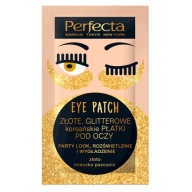 Perfecta Eye Patch zlaté trblietavé náplasti na oči