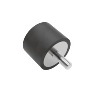 Gumová pätka, vibroizolátor typ D 40x20 mm M8x25