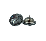 GOMBÍKY ČALÚNNE SKLENÉ DIAMANTOVÉ 22 mm - 10 ks