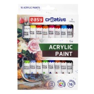 Akrylové farby 16 farieb 12 ml Easy