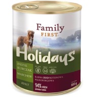 Family First Adult Mokré krmivo pre psov Morčacie kura 800g