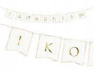 Banner na girlandu z prvého svätého prijímania - 133 cm