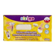 Samotvrdnúca biela sochárska hlina 500g Strigo