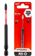 Nárazový hrot bitov Milwaukee PZ1/90mm hrot 1 ks.