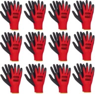 Rukavice STRONG pracovné rukavice XXL veľkosť 11 LATEX balenie 12 PAR REDLATEX