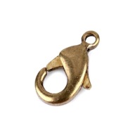 KARABÍNA OZDOBNÁ 6x12 mm - STAROMOSADZNÁ 5 ks.