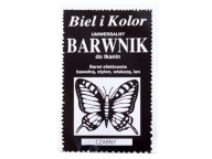 Farba na látky na farbenie odevov v prášku, čierne vrecúško