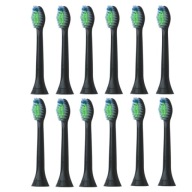 Hlavy zubnej kefky Philips Sonicare Diamond Clean, čierne, 12 kusov