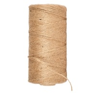 Šnúrka JUTOVÁ 2mm 50m dekoračná NATURAL 100g