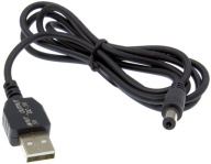 Adaptér Konvertor USB DC zástrčka 5,5x2,1mm 5V-5V