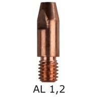 ALU MIG MAG M8 KONCOVKA PRÚDOVÁ, dĺžka 30 mm 1,2 mm