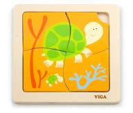 Viga 50143 Puzzle na podstavci - korytnačky