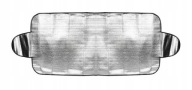 HLINÍKOVÝ KRYT NA OKNO AUTA 70X200 CM MAT