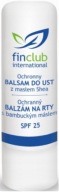 Finclub balzam na pery s bambuckým maslom SPF 25