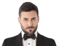 PÁNSKY MATERIÁL HLADKÝ PÁNSKY MOTÝĽ ČIERNY