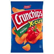 Chipsy s príchuťou Crunchips X-Cut Pepper 140 g