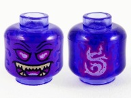 Lego New Head Trans-Purple Ninjago Overlord Ghost Ghost Monster 28621pb0026
