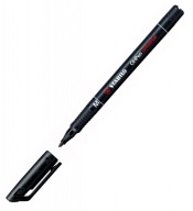Stabilo OHPen fóliové pero, okrúhle, 1 mm (M), pre CD/DVD disky, ČIERNA
