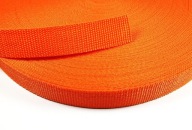 Kožený remienok 25mm ORANŽOVÝ