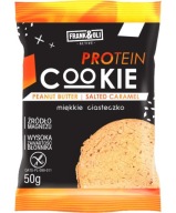 FRANK&OLI Jemné proteínové sušienky slaný karamel 50g