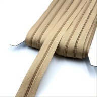 ZIPPER TAPE špirála 3mm béžová + 2 zipsy