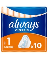 ALWAYS CLASSIC Hygienické vložky s krídelkami Normal 10 ks.