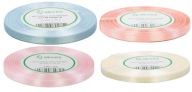 4 x Saténová stuha 6mm 32m - PASTELOVÁ SET