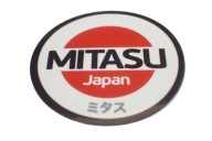 NÁLEPKA MITASU JAPONSKO 4,8 x 4,8 cm