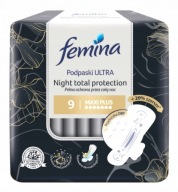 Hygienické vložky FEMINA Night Total Protection 9 kusov