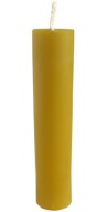 STRAIGHT sviečka, 9 cm, vyrobená z včelieho vosku S008 prírodný
