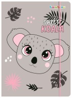ŠKOLSKÉ VYSIELANIE S GUMA, A4, SLADKÉ KOALA BAMBINO