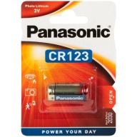 PANASONIC LÍTIOVÁ BATÉRIA 3V CR123 VÝKONNÝ ÚČINNÝ 1PC BLISTER