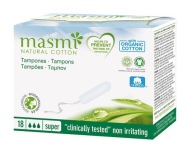MASMI tampóny z organickej bavlny Super 18 ks