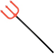 Vidlica TRIDENT Devil Devil Lucifer Red Weapon Maiden Halloween