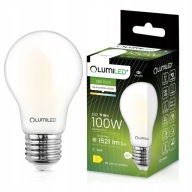 E27 A60 LED žiarovka 11W = 100W 1521lm 4000K Neutral 360° Filament Milky