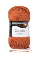 50g 100% bavlnená priadza Catania, červená 426