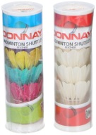 DONNAY Pérové ​​košíky pre BADMINTON - 5 ks