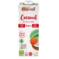ECOMIL Bio kokosový nápoj bez cukru 1l