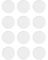 Samolepiace plstené podložky biele FI28mm balenie 12ks - VORSTAHL