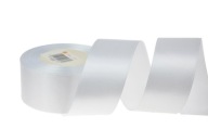 Saténová stuha 32 m 3,8 cm biela