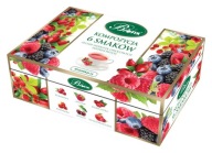 Ovocný čajový set Bifix express, zloženie 6 príchutí, 60 x 2 g