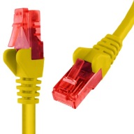 Prepojovací kábel RJ45 CAT 6 U/UTP AWG24, žltý, 2 m