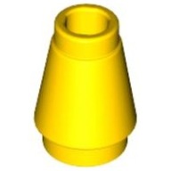 LEGO 4589b KUŽEL 1x1 žltý NOVINKA (1g)