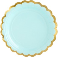 MINT papierové taniere 18 cm, 6 ks, pre ročné bábätko