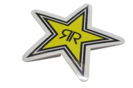 ROCKSTAR ROCK STAR NÁLEPKA NA MOTOCROSS 5,5 x 5,7 cm