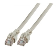 SF/UTP prepojovací kábel cat.5e sivý 0,5m PVC PC-5ESFTPPVC-GY0,5