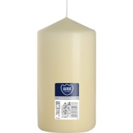 Sviečka valcová BISPOL Aura 66H 15CM SW80/150 ECRU